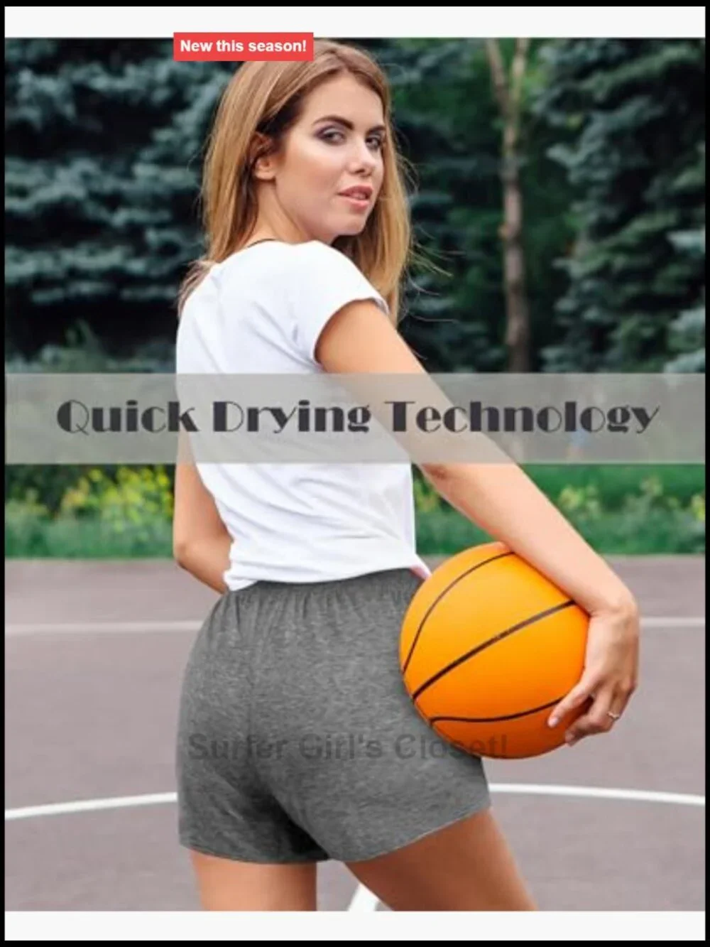 10 Pack Quick Dry Athletic Shorts with Pockets for Women
